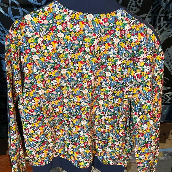 Adidas Originals with LibertyLondon Women’s floral print track jacket. - Picture 3 of 4